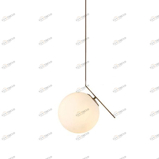 Светильник подвесной 50х15 см белый Delight Collection KG0825P-1S/S DELIGHT COLLECTION ДИЗАЙНЕРСКИЕ 00-3882315 Белый 