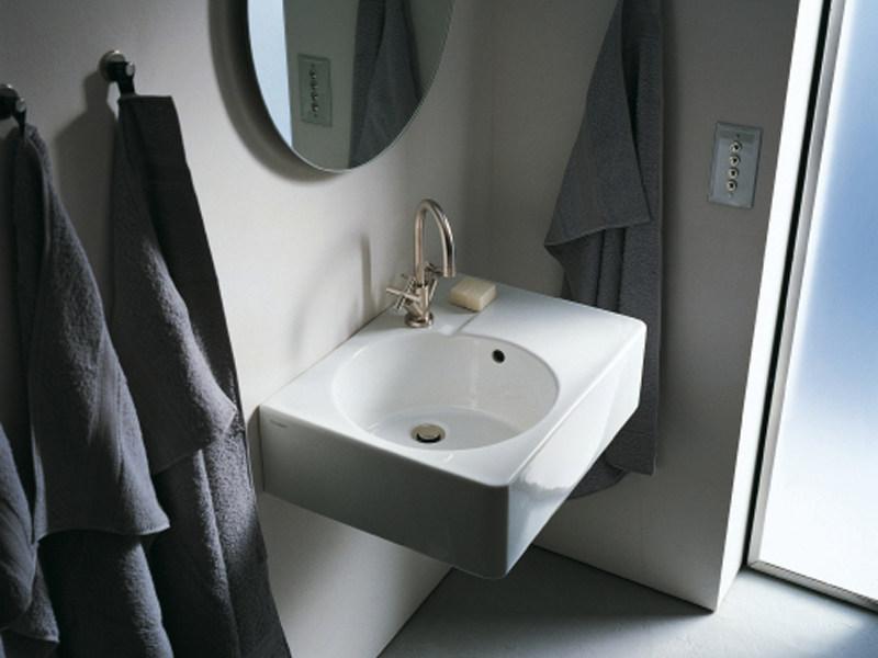 068460 / 068560 Накладная раковина на столешницу  овальная Duravit Scola - Вид №2