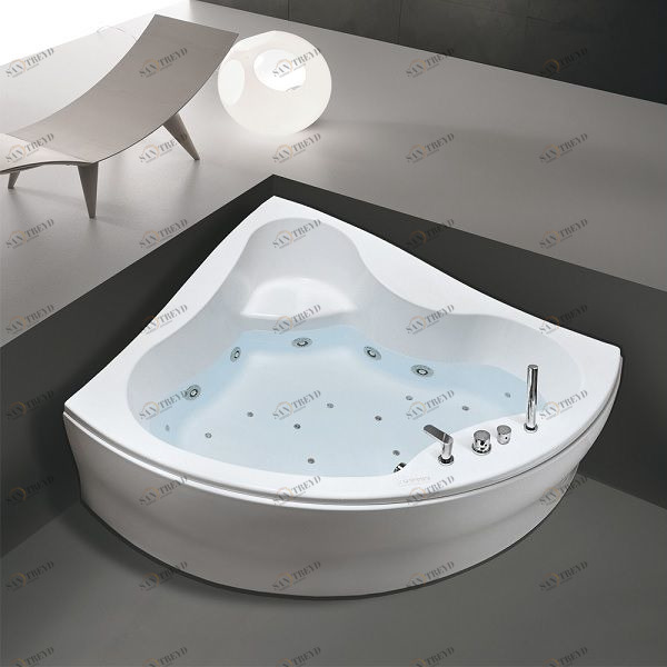 Ванна угловая Sinuhe 165 см с гидро и аэромассажем "PROFESSIONAL" 2SHA1N8 Gruppo Geromin 2SHA1N8BI