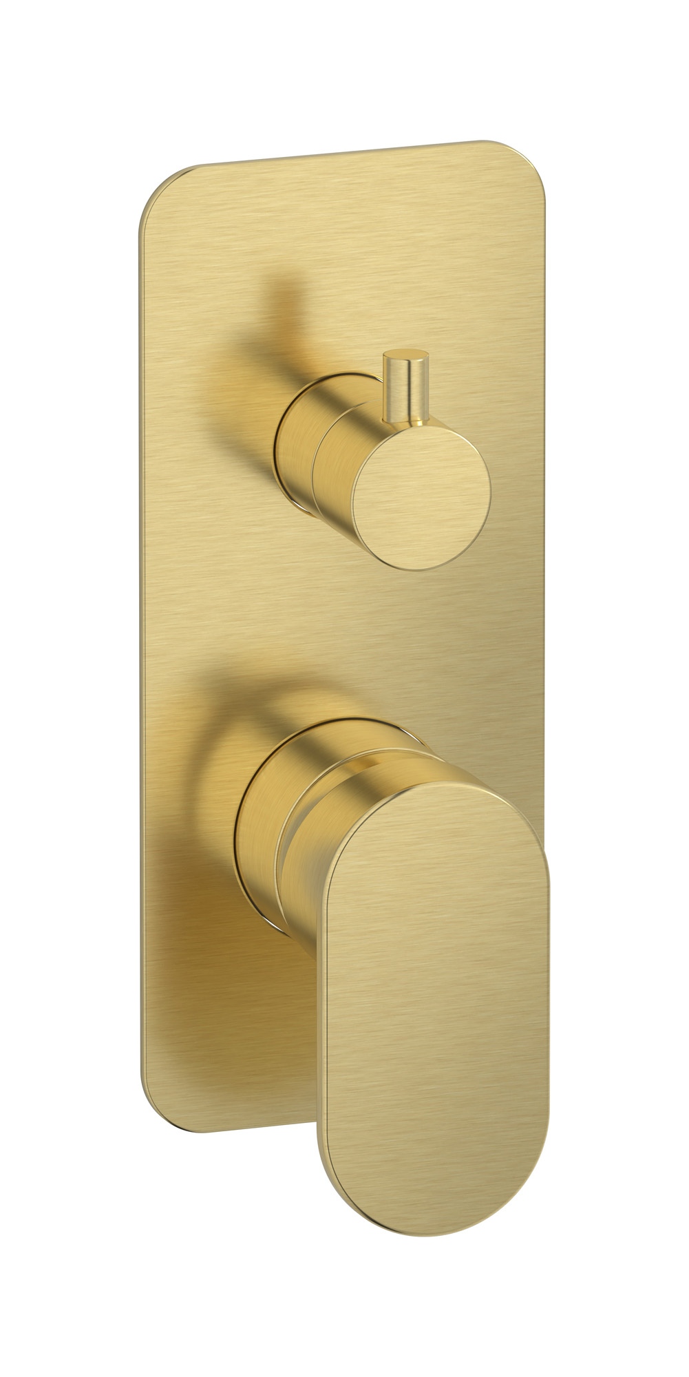 Встроенный смеситель для душа с двухходовым дивертером WE ARE IB k2310is Brushed Pale Gold K2