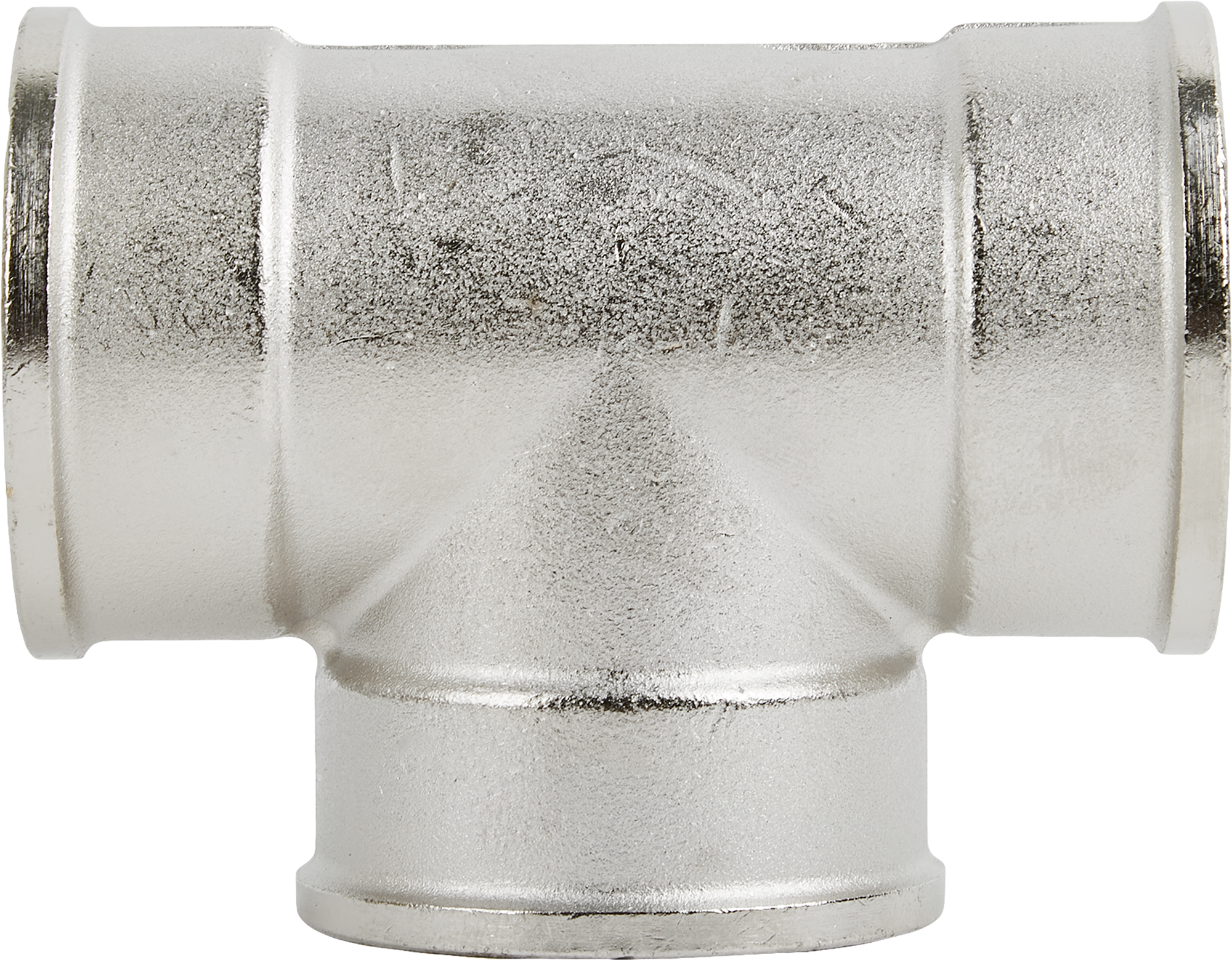 Тройник латунный STOUT 1 1/4" никелированный 82238992 STLM-0022668 - Вид №1