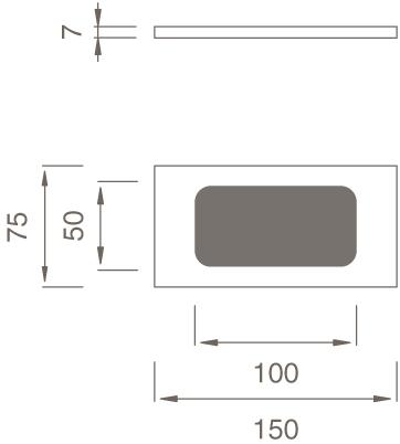 Ceadesign Мыльница на столешнице из нержавеющей стали Duet - accessori Det 85 - Вид №1