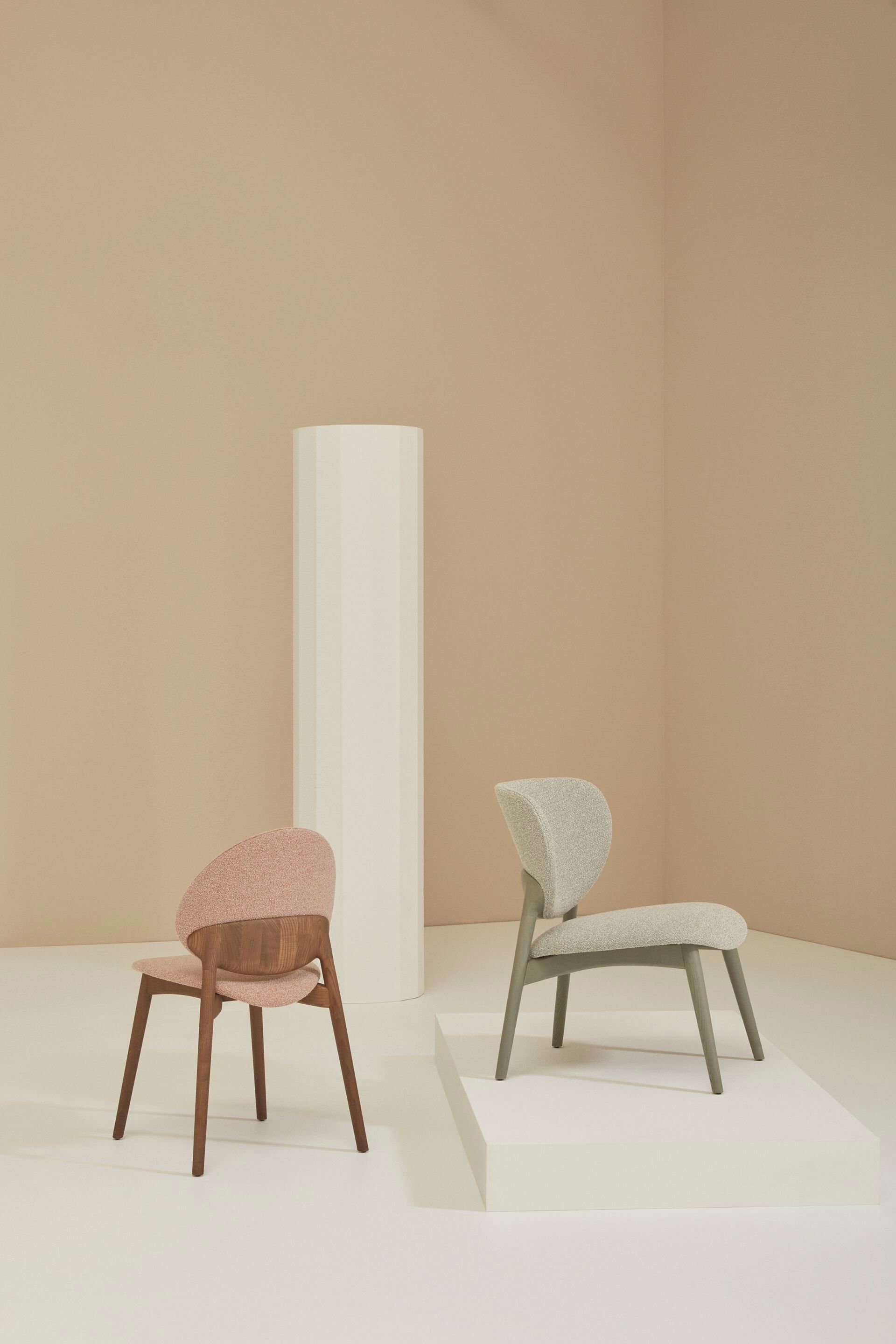 Мягкий стул из ясеня Billiani Fleuron ARCH-00105496 - Вид №4