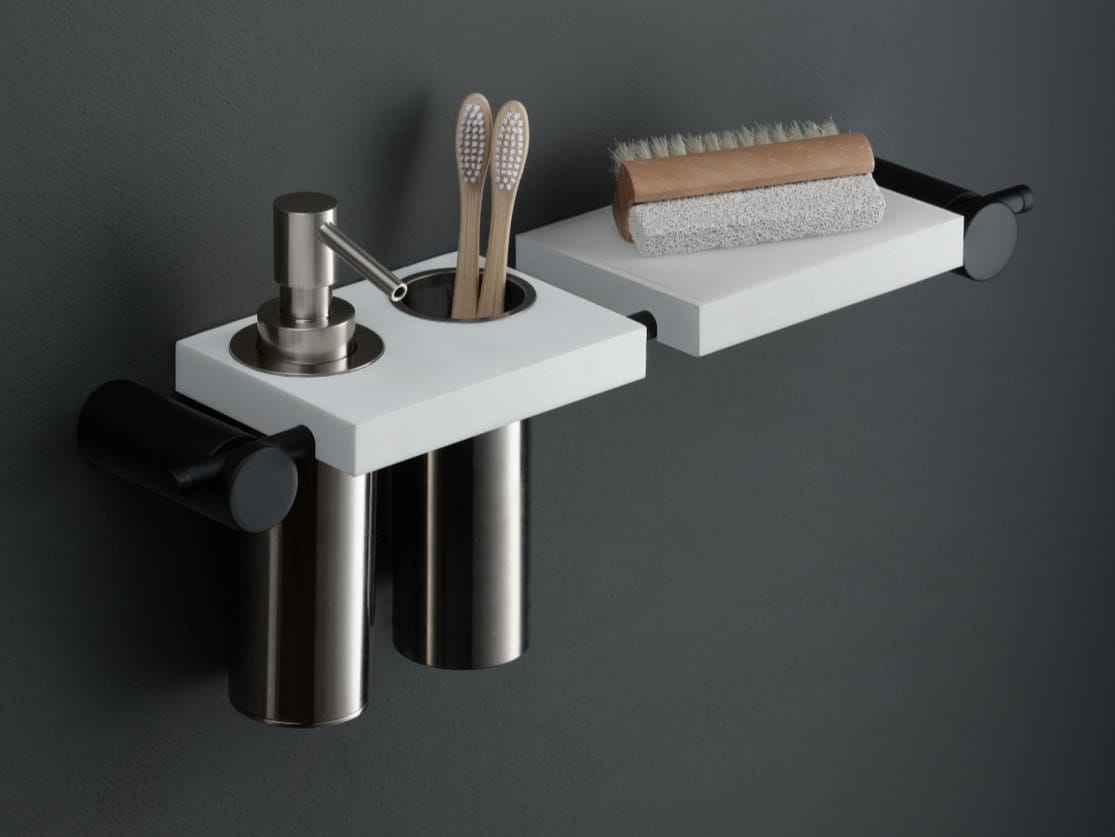 Настенный держатель зубной щетки и дозатор мыла Ritmonio Elementa ARCH-00044004 - Вид №1