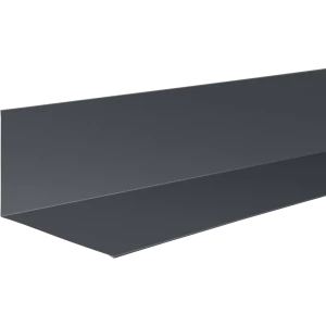 Планка примыкания верхняя 147x250x2000 мм 0.4 мм RAL 7024 темно-серый 86778615 STLM-2073581