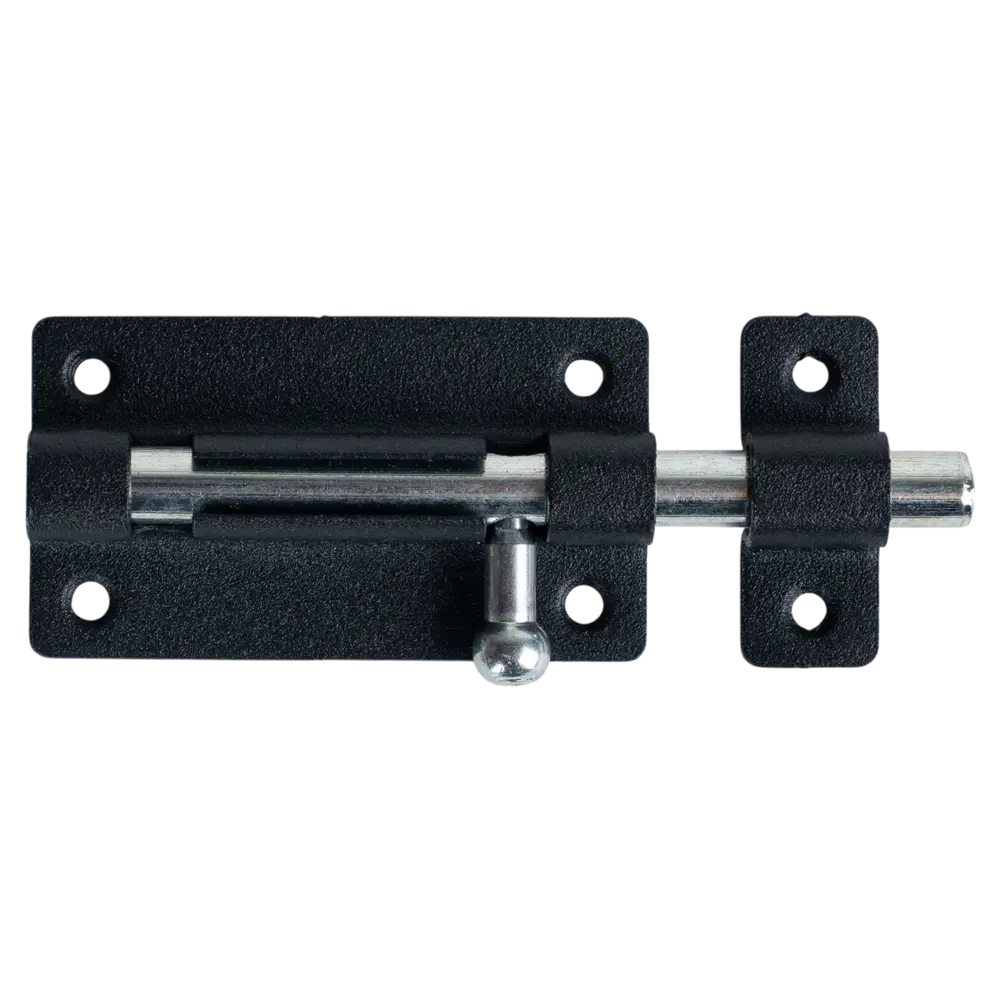 Шпингалетный замок мебельный ЗТ-6 7 см цвет черный 89423884 STLM-2163802 Santreyd 