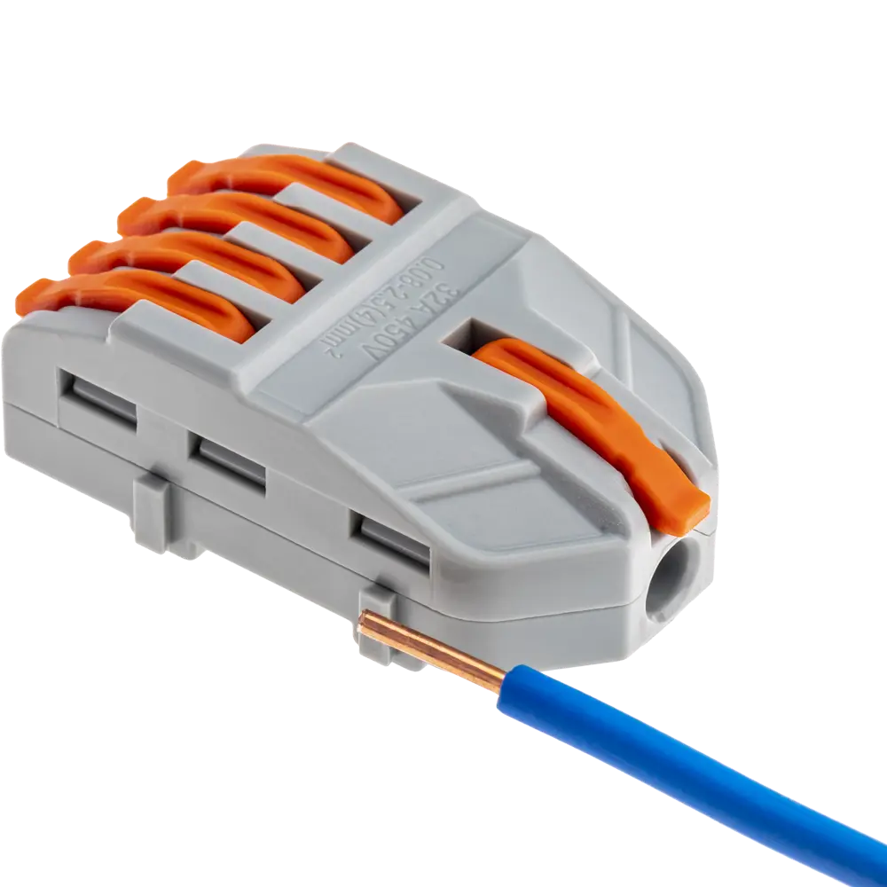 87887425 Клемма разветвительная Duwi 26666 5-проводная 4 мм 4 шт. STLM-1104310  - Вид №9