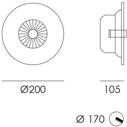 NEXO LUCE Встраиваемый потолочный светильник Inlux recessed 5195 - Вид №1