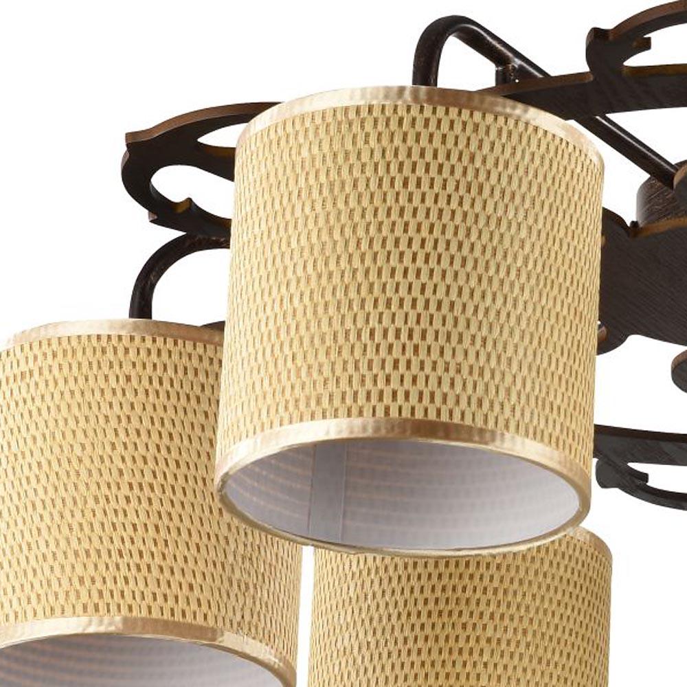 Потолочная люстра Freya Timone FR5100-CL-06-BR FREYA TIMONE BROWN 183613 Желтый  - Вид №2