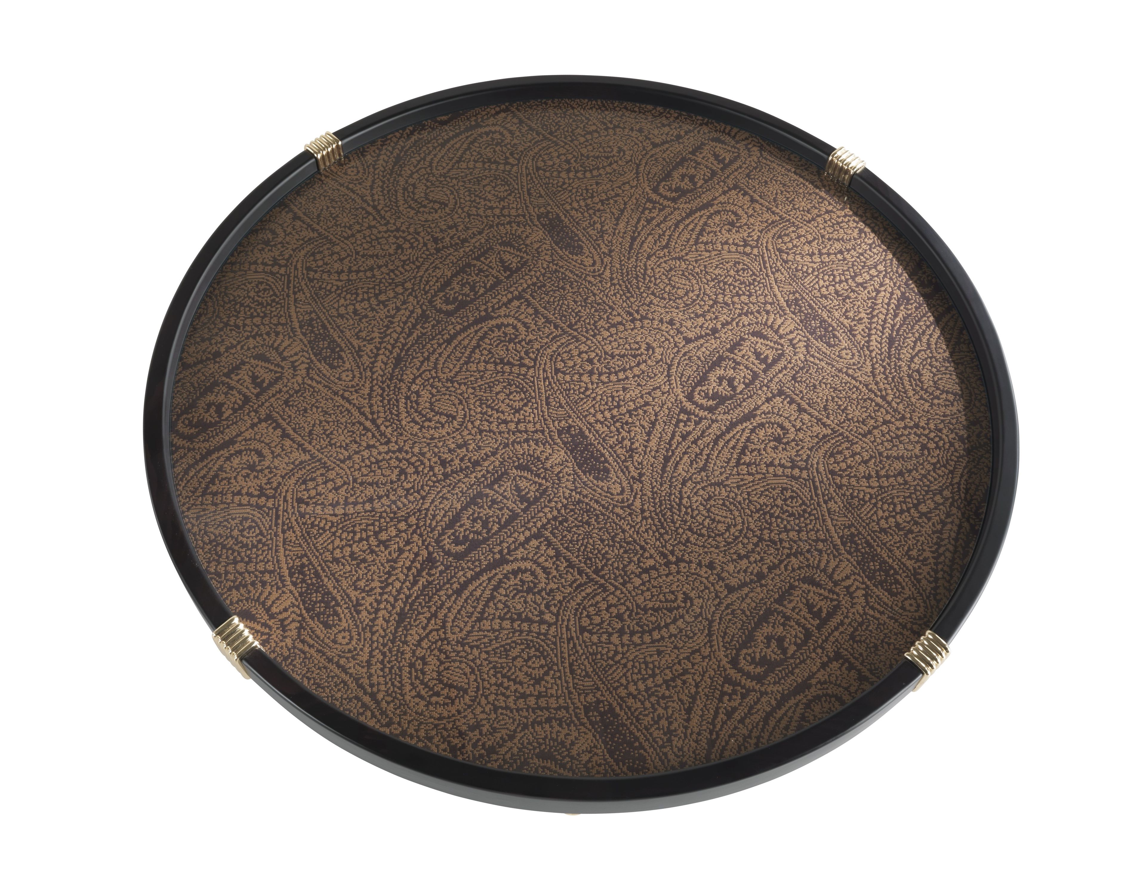 Деревянный круглый низкий журнальный столик ETRO Home Interiors AXUM ARCH-00012820 - Вид №2