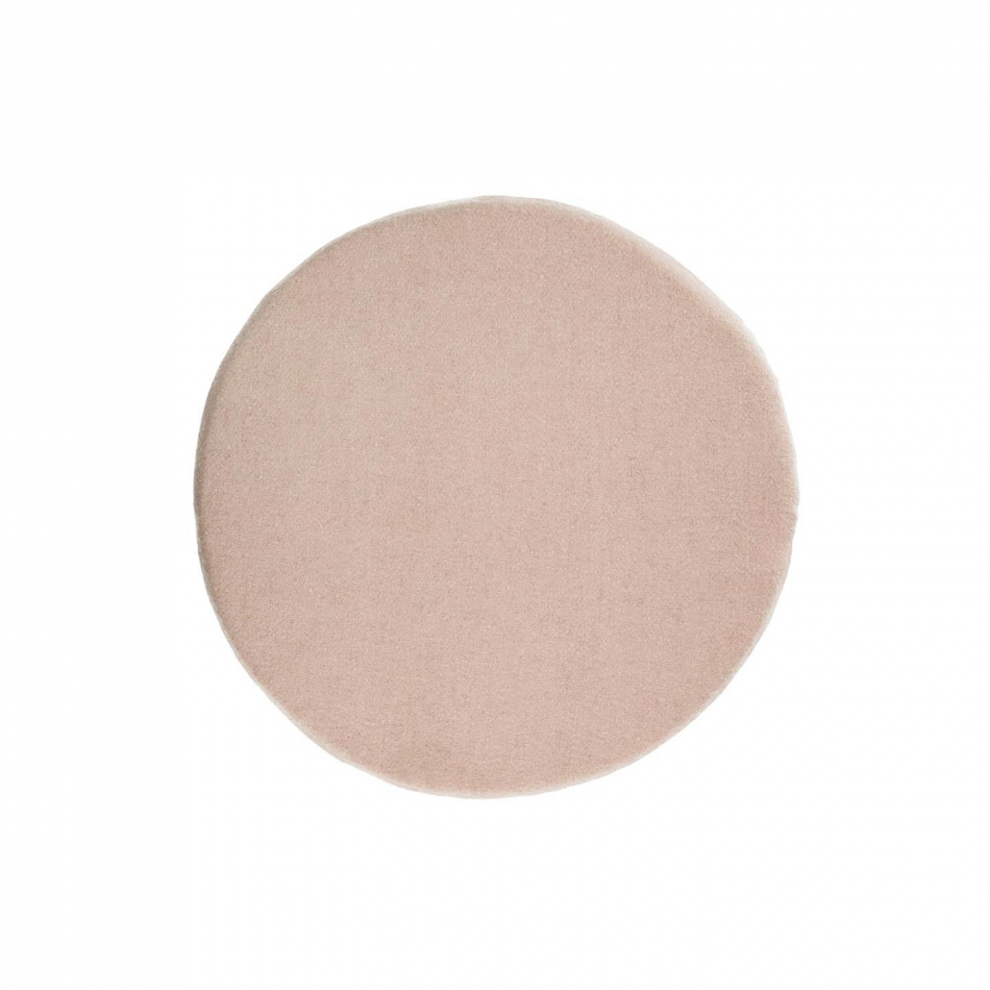 108489 Круглая подушка для стула из 100% шерсти, розовая, Ø 35 см La Forma Biasina 