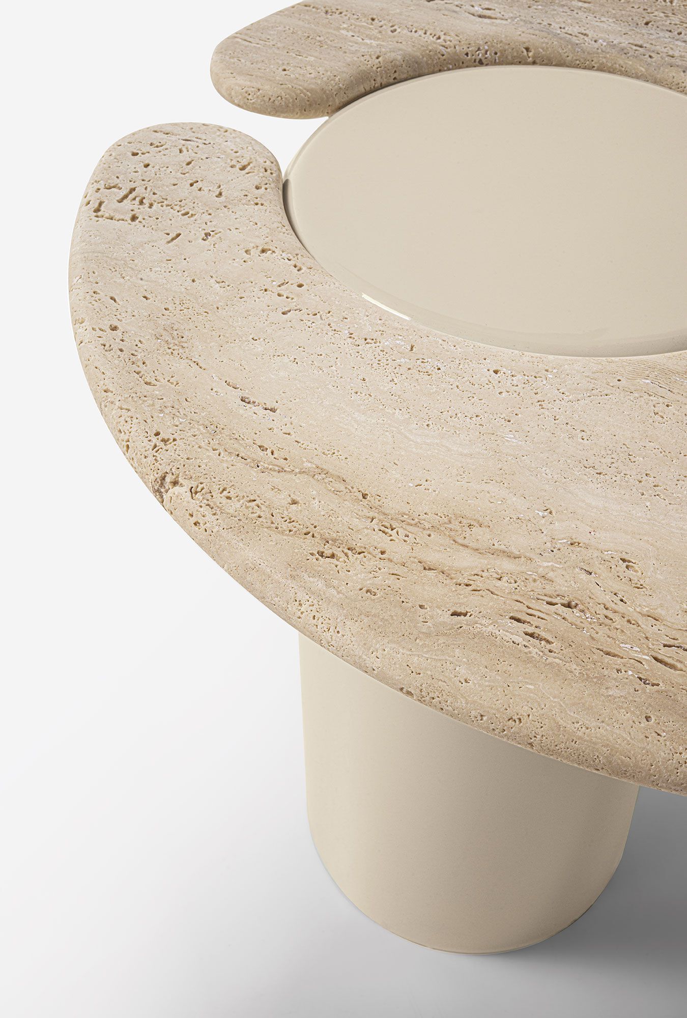 Журнальный столик из металла и мрамора Vittoria Frigerio LENI ARCH-00153117 - Вид №3