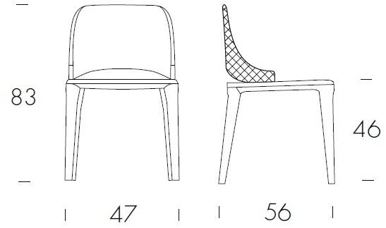 Tonin Casa Мягкое кожаное кресло Malva T7221a - Вид №5