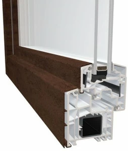 Diquigiovanni Окна из алюминия и ПВХ с двойным остеклением Dqg 70 evo mix