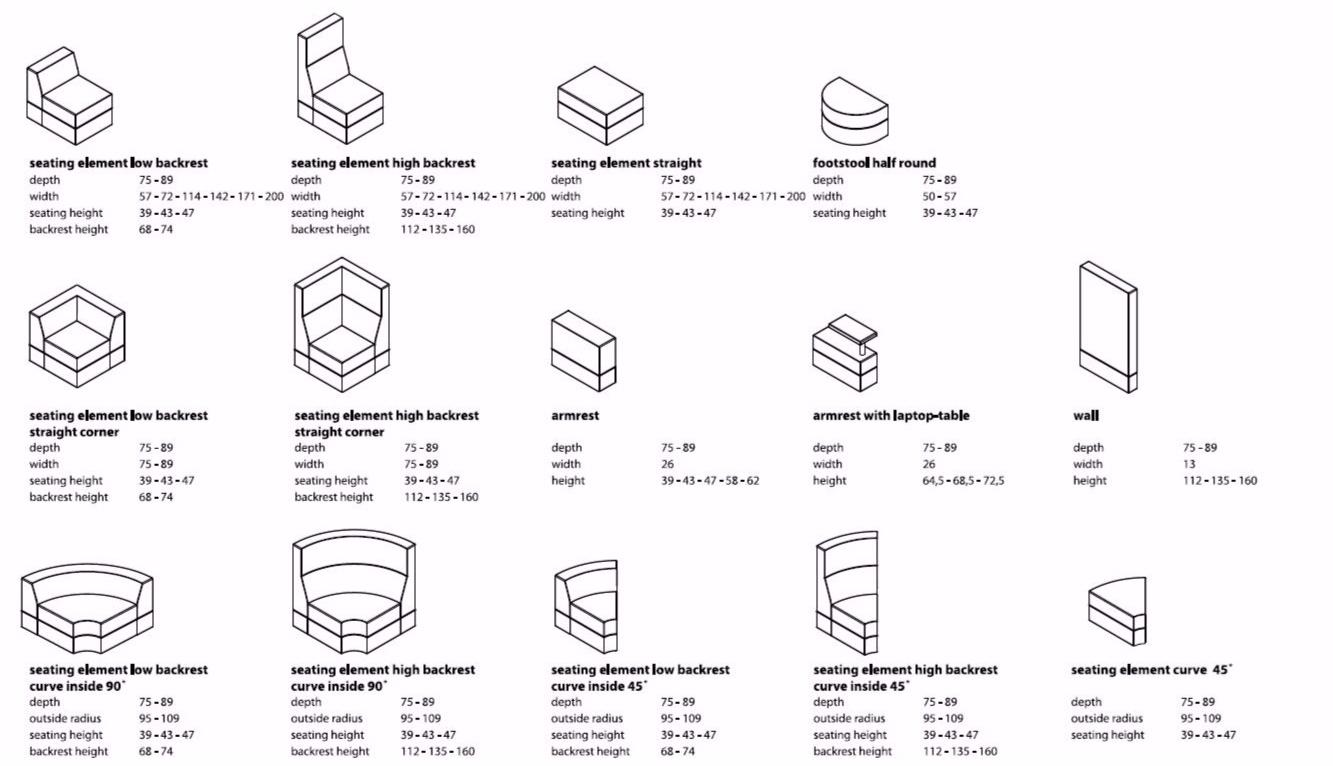 Casala Кресло из ткани с высокой спинкой Bricks sun-id-1454210 - Вид №4