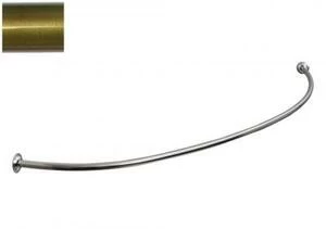 Карниз для ванны Aquanet Augusta полукруглый 170x90 бронза