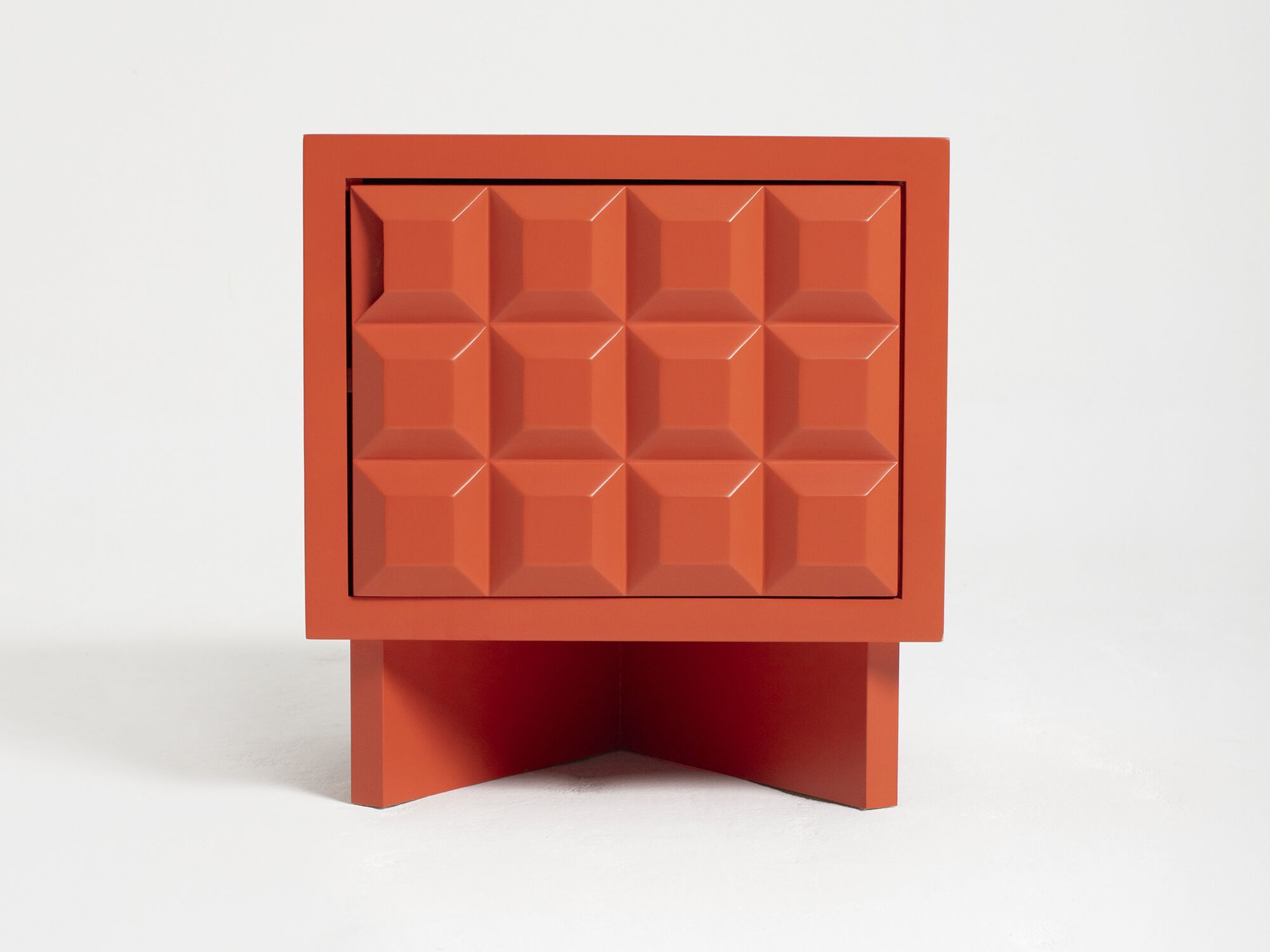 Прямоугольная фанерная тумбочка YET. Design Studio KARO ARCH-00083232 - Вид №1