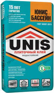 Плиточный клей Юнис Бассейн 25кг Unis 520