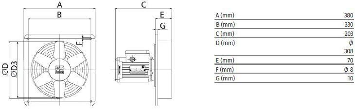 Vortice Спиральный аспиратор Vorticel e 40503 - Вид №1