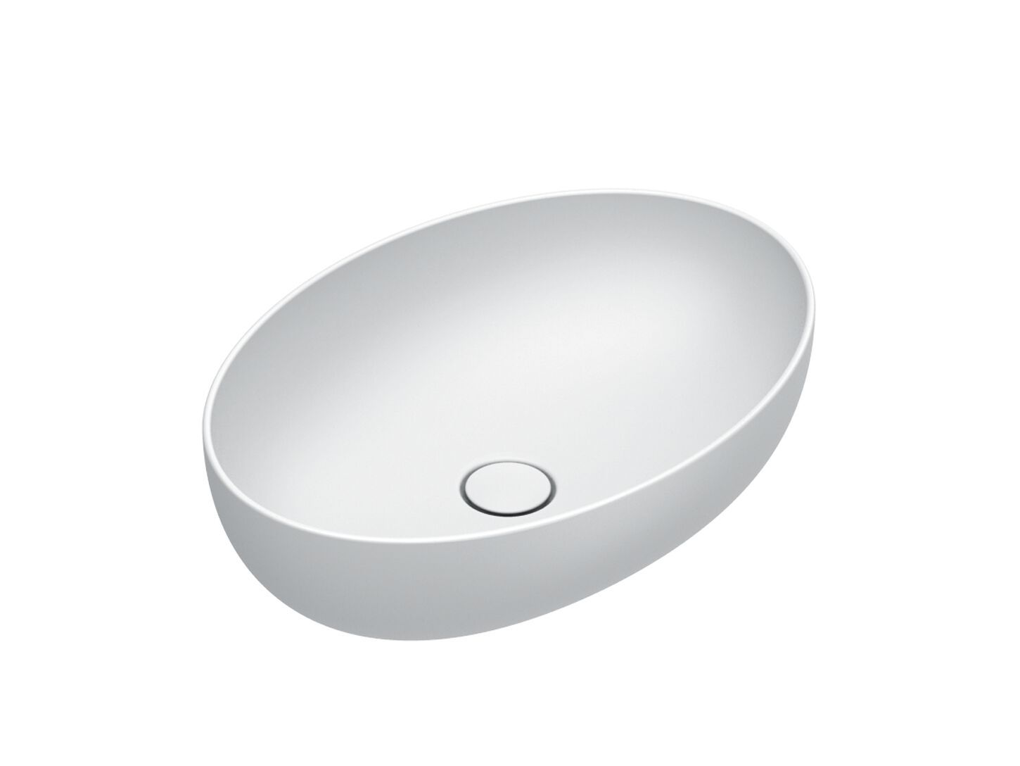 Овальный умывальник с одной столешницей CERAMICA CATALANO сфера ARCH-00112868 - Вид №3