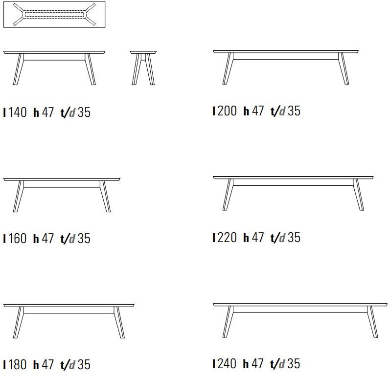 ZEITRAUM Скамейка из массива дерева Cena sun-id-1508113 - Вид №7