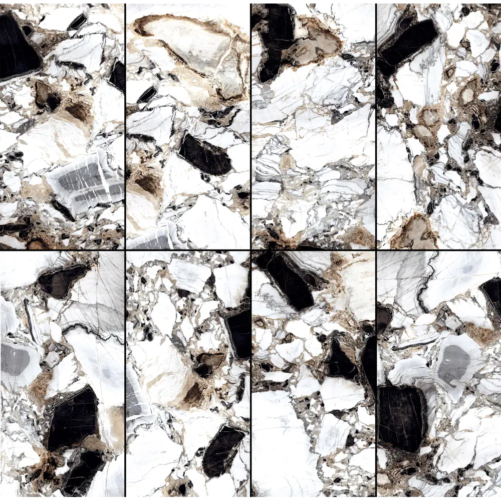 Керамогранит ARCADIA CERAMICA Grande Crystal 60x120 - глянцевый белый 86386328 STLM-0068401 - Вид №2