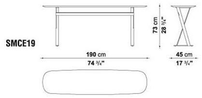 Maxalto Овальная консоль Pathos sun-id-1442390 - Вид №4