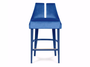 Высокий бархатный мягкий стул