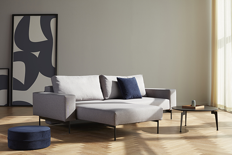 Диван Bragi с двумя мягкими подлокотниками, светло-серый Innovation Living BRAGI217 - Вид №1