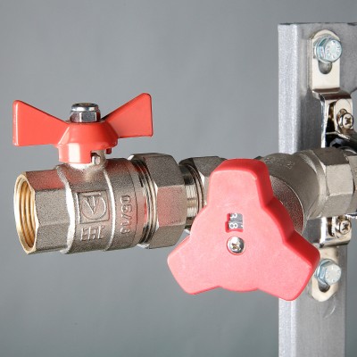 VT.GPM.05S04.L3 Узел этажный для поквартирного учета тепловой энергии Valtec 3/4", 3 вых., ввод слева  - Вид №6