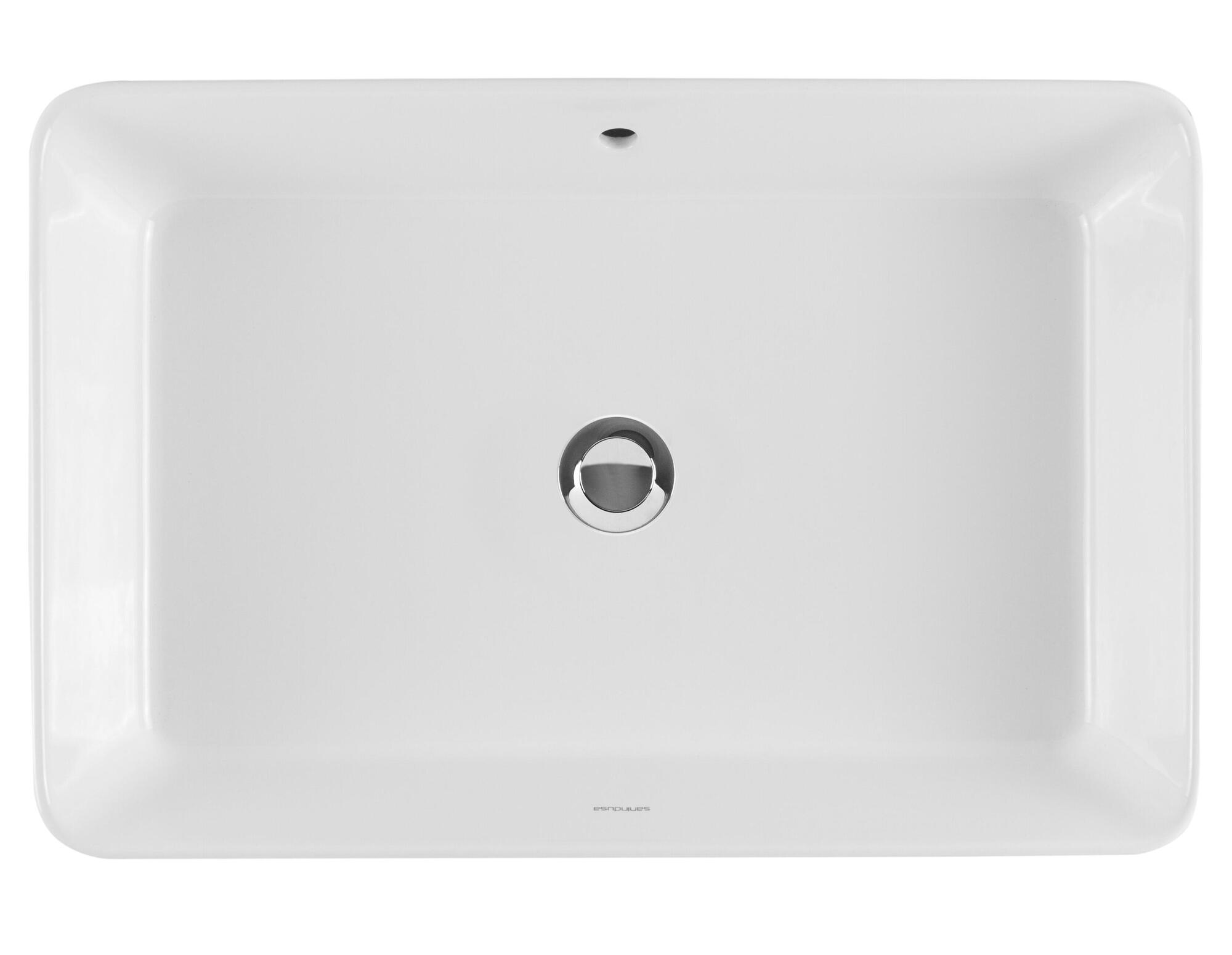 136739004 Накладная раковина на столешницу  прямоугольная Sanindusa  - Вид №2