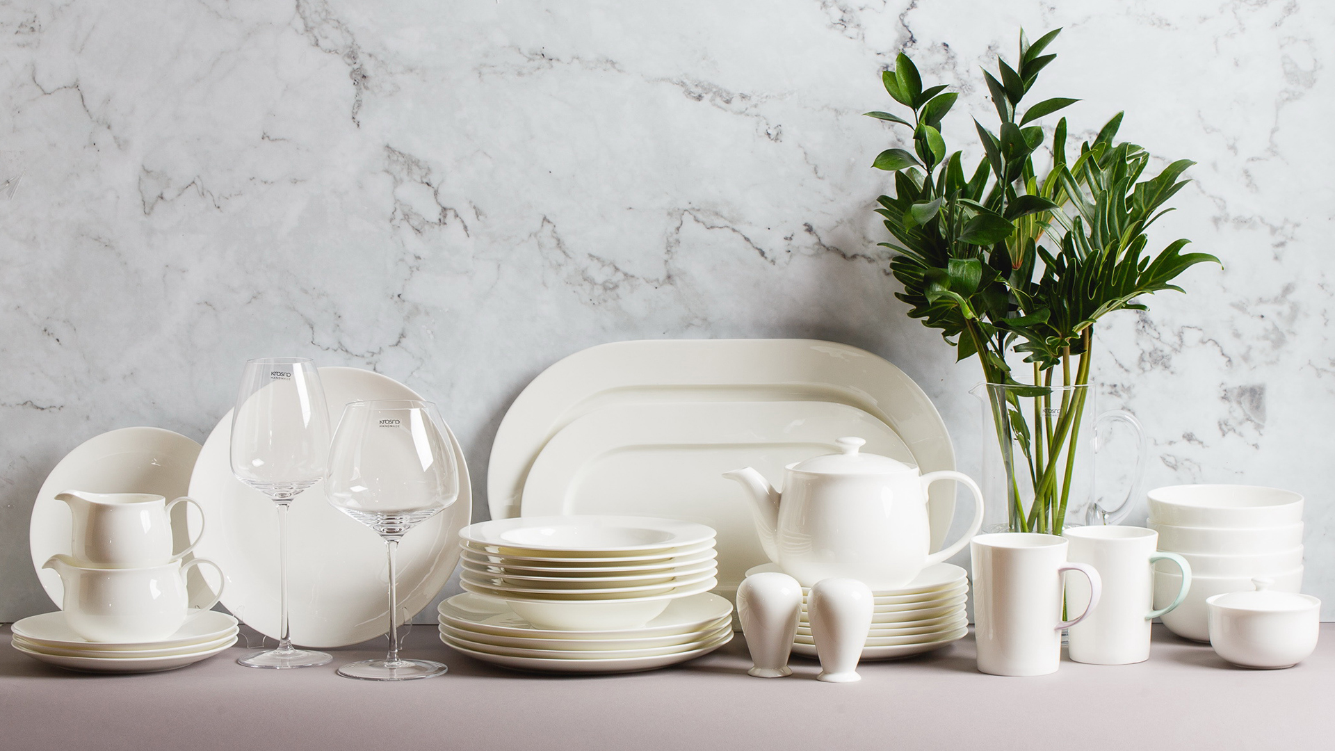 10624439 Mix&Match Тарелка суповая Mix&Match Акцент 24см, фарфор Фарфор костяной  - Вид №2