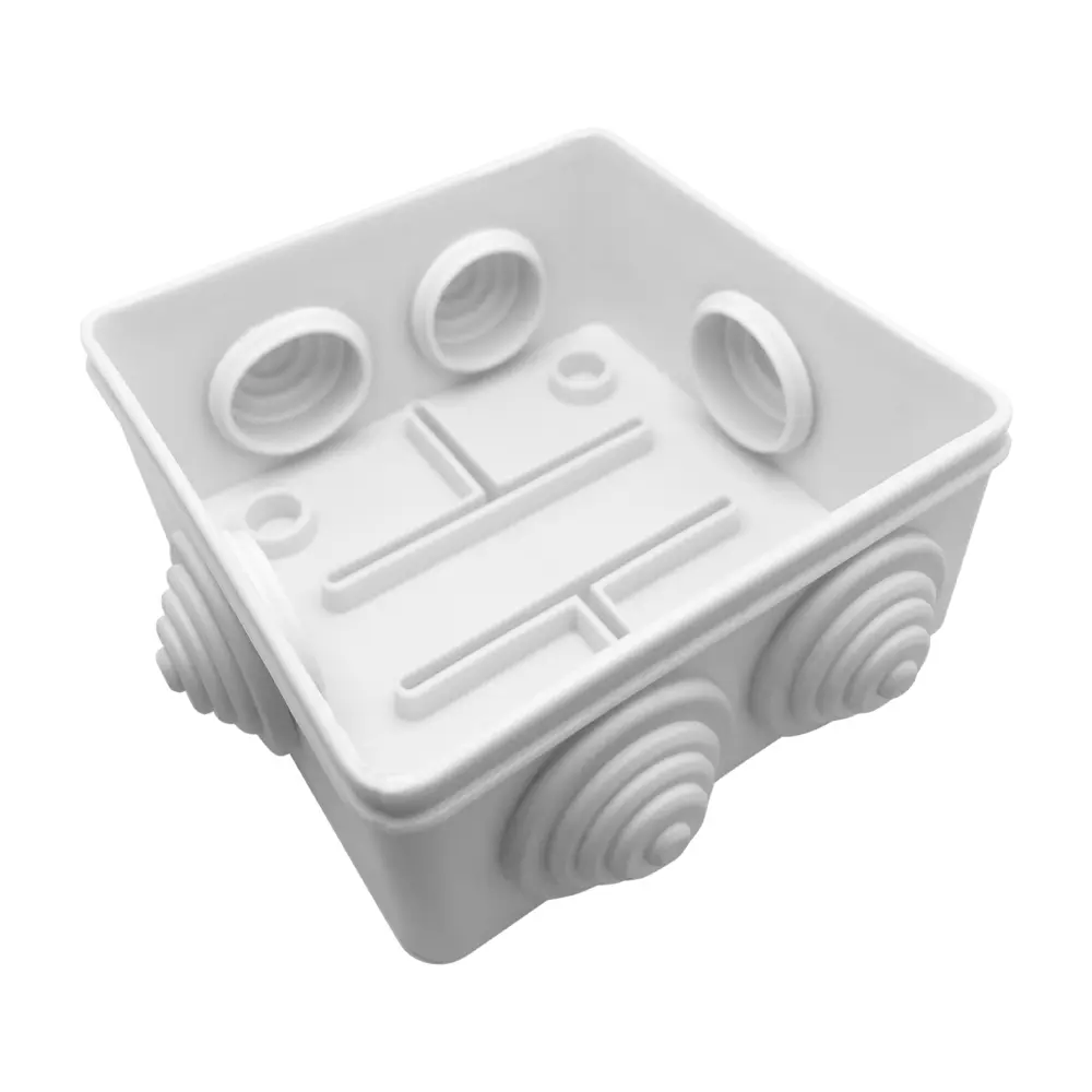 Распределительная коробка открытая Lexman 100x100x55 мм 6 вводов цвет белый STLM-2057232 - Вид №2