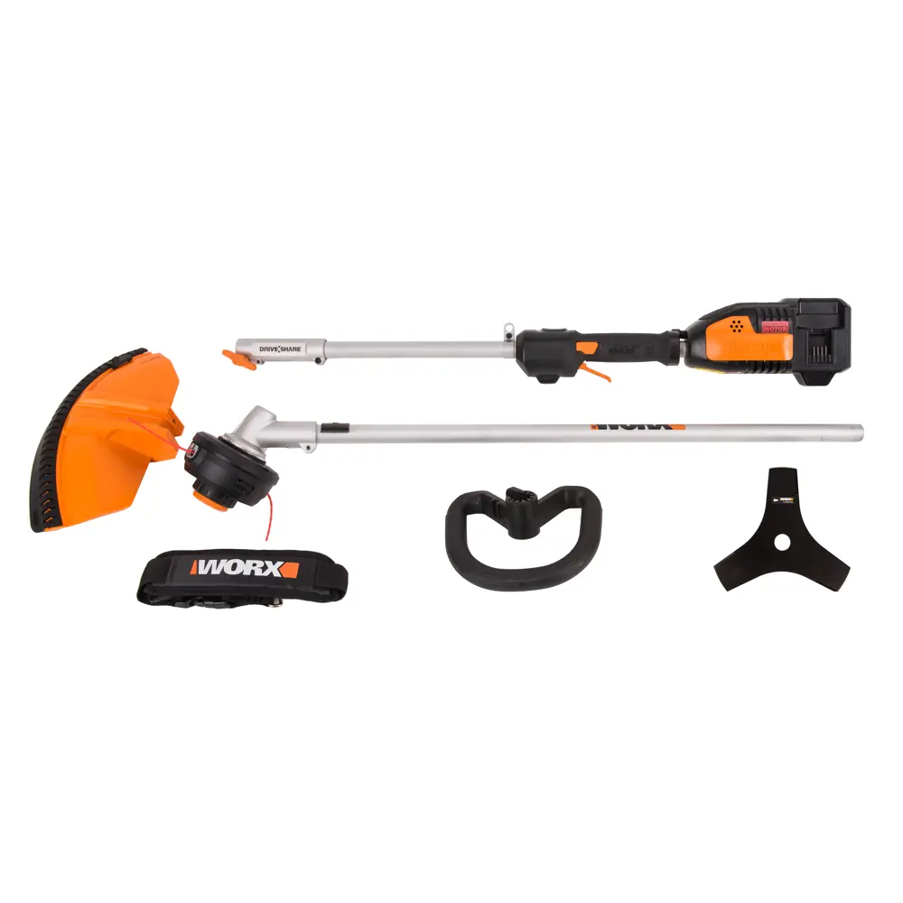 Триммер аккумуляторный бесщёточный Worx WG186E.9 20 В АКБ и ЗУ не входит в комплект STLM-2153470 - Вид №1