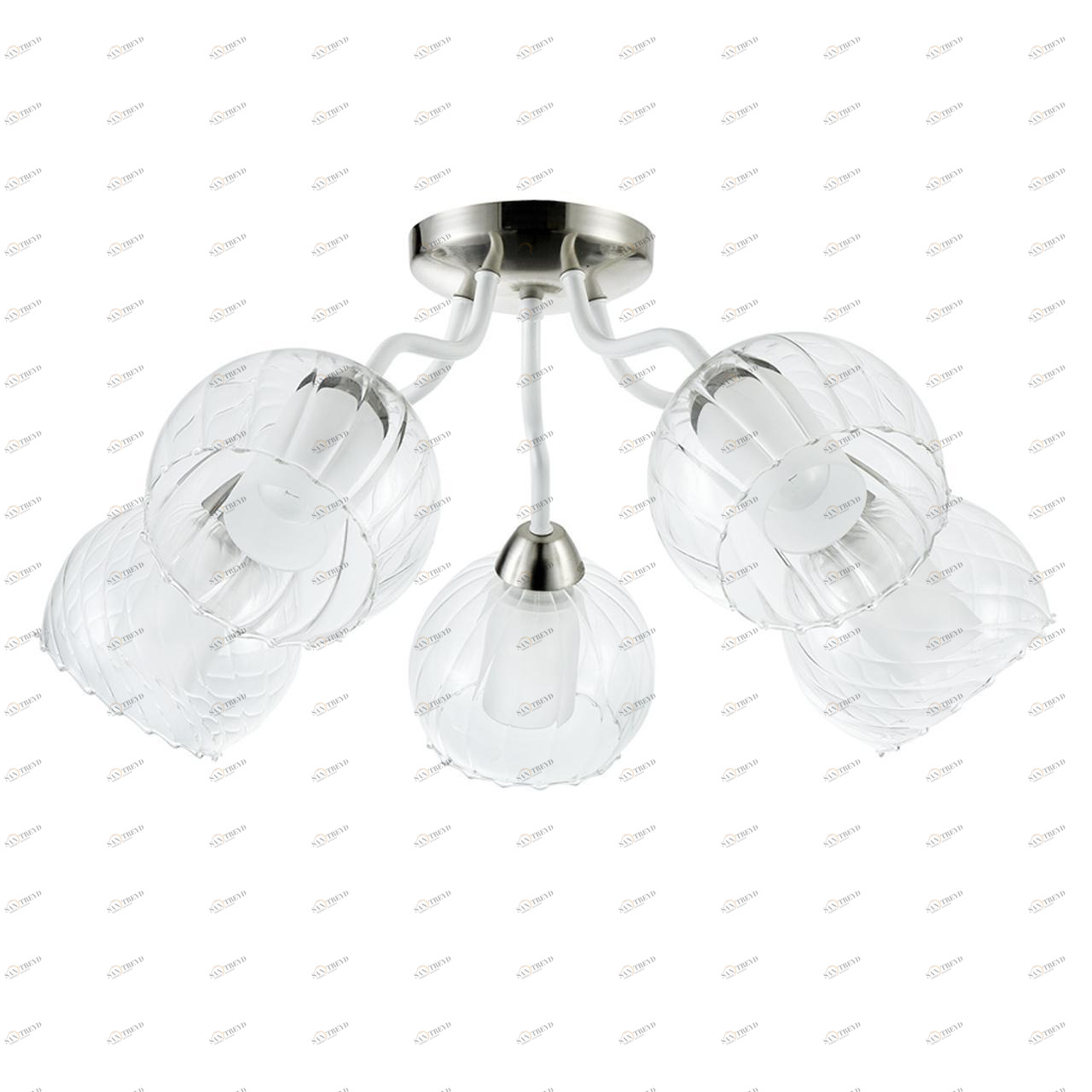 Потолочная люстра Freya Clara FR5604-CL-05-CH белая FREYA CLARA 184158 Белый 