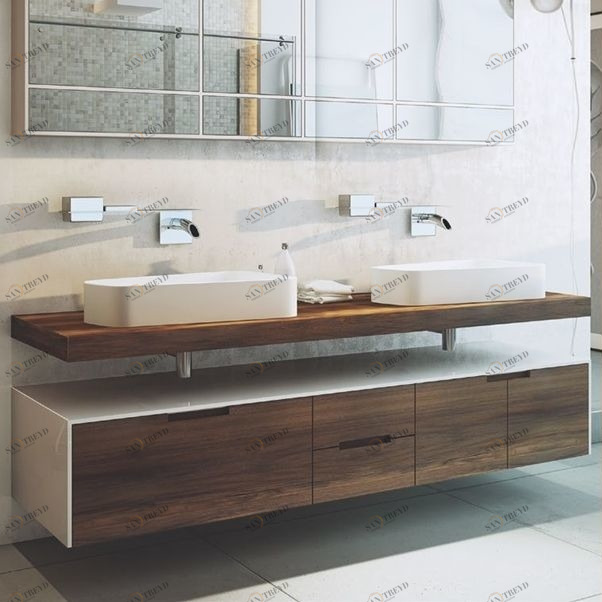 Moma Design Тумба подвесная с ящиками и дверками 1800 Slimline4 350 палисандр SLQ09183PA