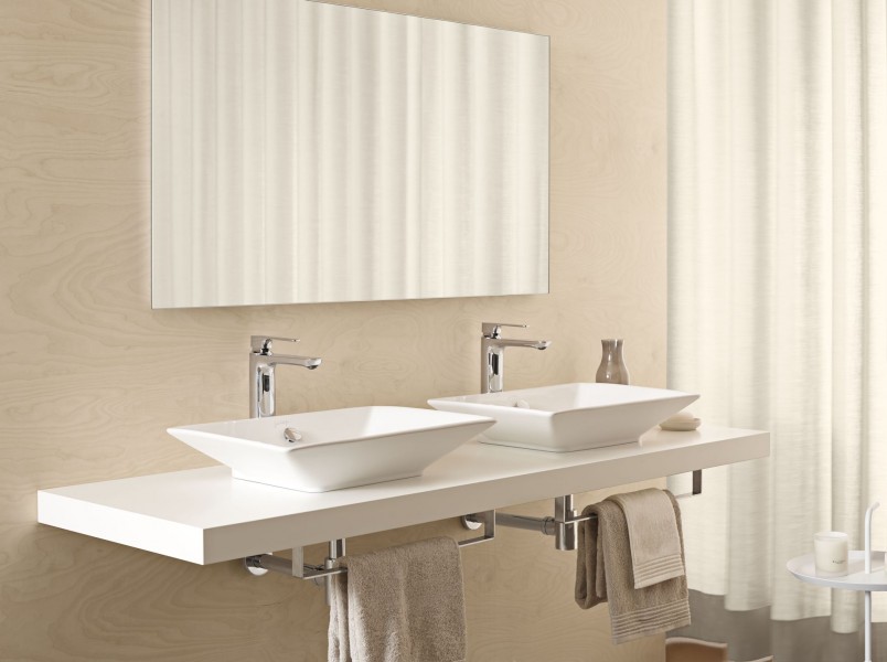 E72337-CP Смеситель для раковины - высокая модель, с донным клапаном Jacobdelafon ALEO+ Santreyd - Вид №1