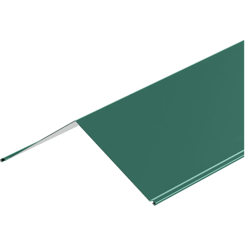 Конек 150x150x2000 мм 0.4 мм RAL 6005 зеленый 86778559 STLM-2027175 ВЕГА 
