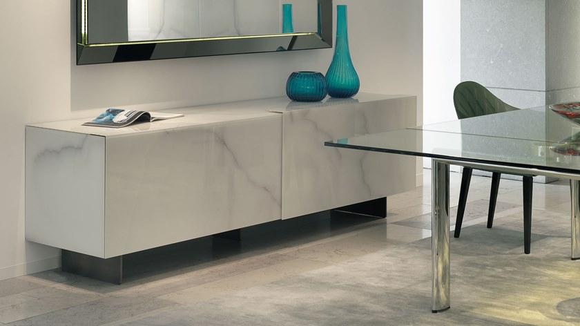 Reflex Комод из дерева и стекла с раздвижными дверцами Mirage sun-id-1504083 - Вид №1