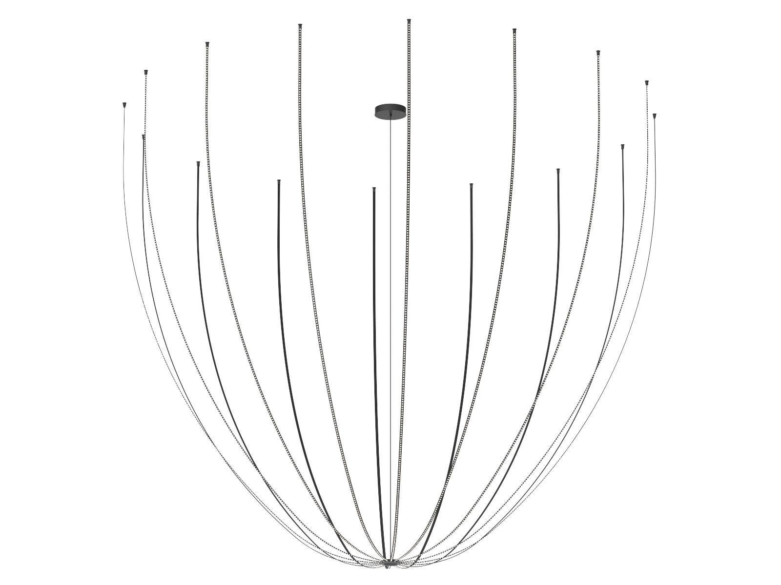 Поликарбонат светодиодный подвесной светильник с диммером PROLICHT The Code ARCH-00097768 - Вид №1