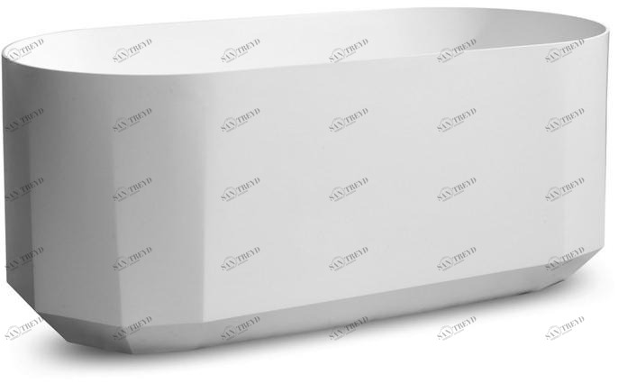 JEE-O Отдельностоящая овальная ванна из полимера Bloom Sbm074