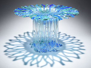 Стеклянная скульптура / центральный элемент