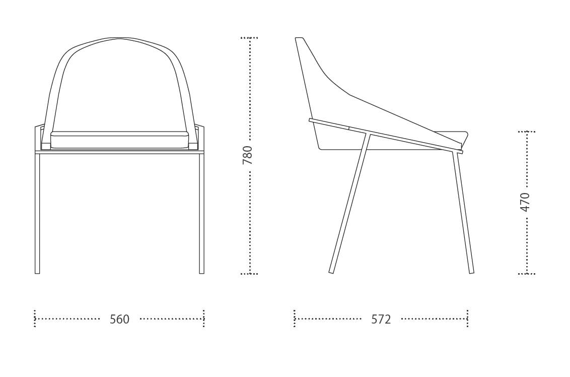 Мягкий стул Ronda Design IZOARD ARCH-00125310 - Вид №5