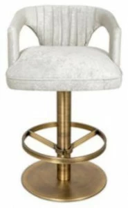 BRABBU Бархатный поворотный стул с подлокотниками Karoo