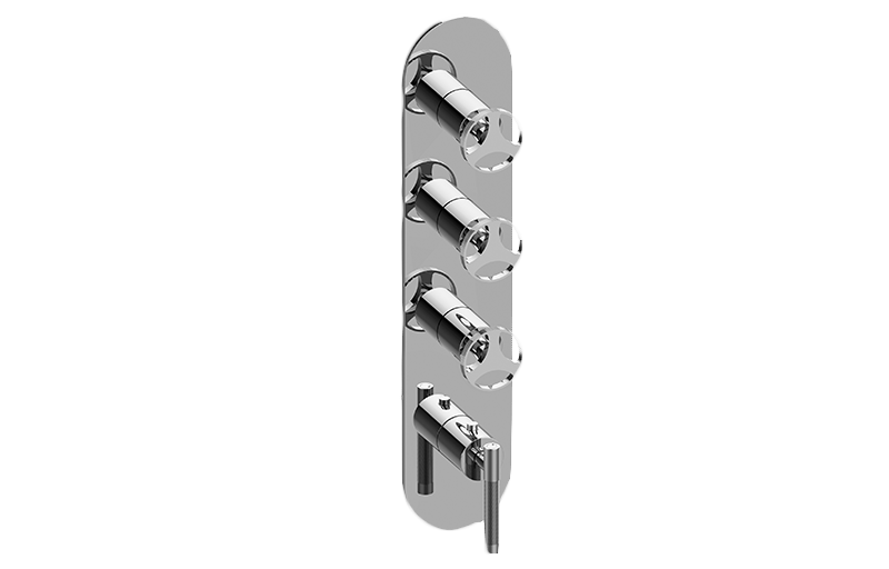 E-8058-LM57C19-T Планка M-Series с 4 ручками - Внешняя часть GRAFF Harley