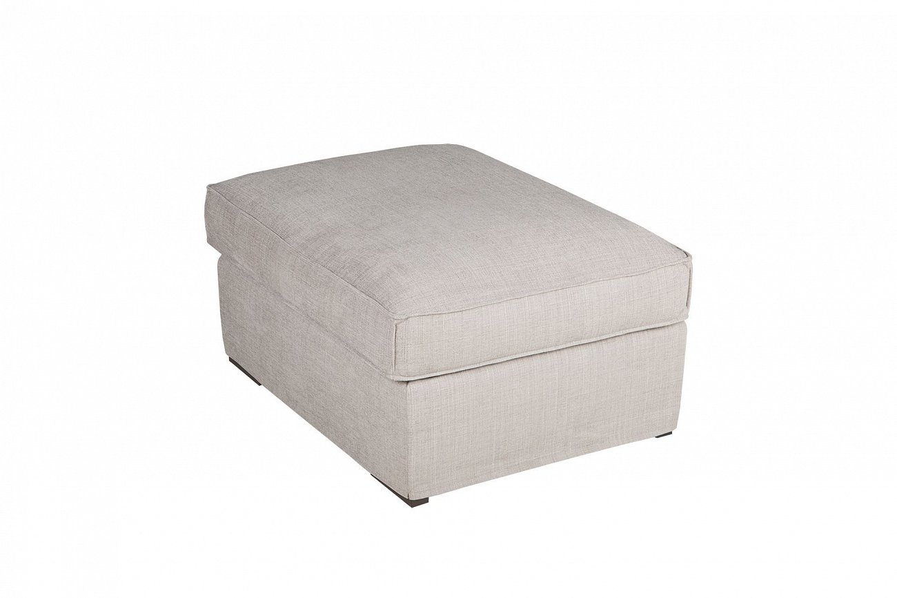 Пуфик прямоугольный Abbe бежевый SITS ABBE 191844 Серый;голубой  - Вид №1