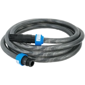 Шланг напорно-всасывающий с клапаном, 22x25 мм, 4 м, ПВХ, цвет чёрный