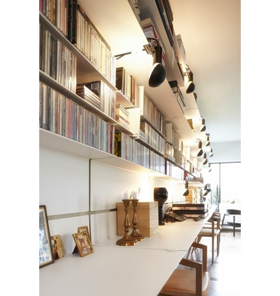 FROST Полка 4032 35x30x100cm » белая Алюминий Белый U4032-W  - Вид №4