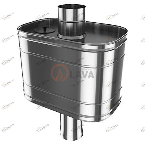 Бак-самовар LAVA 25 л. (0,8 мм, AISI 304) на трубе ЭЛИТ 2728
