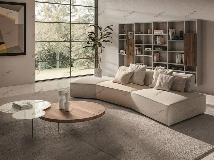 Lago Модульный тканевый диван Slide sun-id-1364008